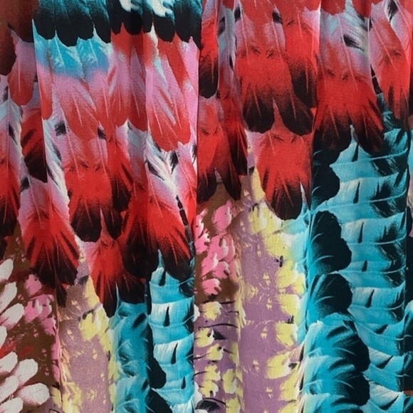 Joseph Ribkoff multicolored hi low dress - Picture 7 of 8